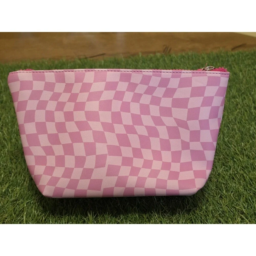 MINISO Powerpuff Girls Blossom Cosmetic Pink Bag Make-up Zip Up NWT 10